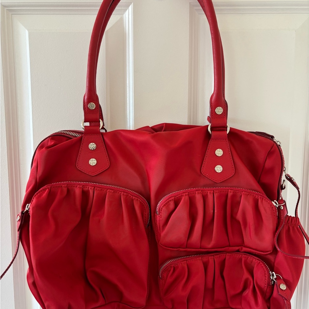MZ Wallace Vibrant Red Tote Bag